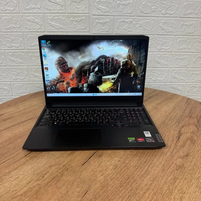 Ігровий ноутбук Б-клас Lenovo IdeaPad Gaming 3 15ACH6 / 15.6" (1920x1080) IPS / AMD Ryzen 5 5500H (4 (8) ядра по 3.3 - 4.2 GHz) / 16 GB DDR4 / 512 GB SSD NVMe / nVidia GeForce RTX 2050, 4 GB GDDR6, 64-bit / WebCam б/в - зображення 2