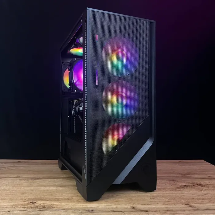 Збірка на замовлення: ігровий ПК MSI MAG Forge 120A Airflow Tower / AMD Ryzen 5 5600 (6 (12) ядер по 3,5 - 4,4 ГГц) / 16 ГБ DDR4 / 500 ГБ SSD M.2 / nVidia GeForce RTX 3070, 8 ГБ GDDR6, 256-bit / 650 Вт б/в - зображення 4