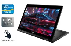 Нетбук-трансформер Dell Latitude 5289 / 12.5" (1920x1080) IPS Touch / Intel Core i7-7600U (2 (4) ядра по 2.8 - 3.9 GHz) / 16 GB DDR3 / 480 GB SSD / Intel HD Graphics 620 / HDMI / WebCam / Windows 10 б/в