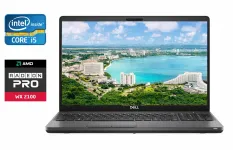 Ноутбук Dell Precision 3540 / 15.6" (1920x1080) IPS / Intel Core i5-8365U (4 (8) ядра по 1.6 - 4.1 GHz) / 16 GB DDR4 / 512 GB SSD / AMD Radeon Pro WX 2100, 2 GB GDDR5, 64-bit / WebCam / HDMI / Windows 10 б/в