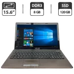 Ноутбук Б-клас Asus X53E / 15.6" (1366x768) TN / Intel Core i5-2520M (2 (4) ядра по 2.5 - 3.2 GHz) / 8 GB DDR3 / 120 GB SSD / Intel HD Graphics 3000 / WebCam / DVD-ROM / Без АКБ б/в