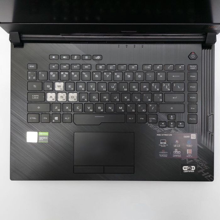 Ігровий ноутбук Asus Rog Strix Gaming / 15.6" (1920x1080) IPS / Intel Core i7-10750H (6 (12) ядер по 2.6 - 5.0 GHz) / 16 GB DDR4 / 512 GB SSD M.2 NVMe / nVidia GeForce GTX 1650, 4 GB GDDR6, 128-bit / WebCam / Win 11 Pro б/в - зображення 7