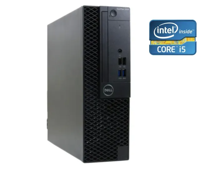 ПК Dell OptiPlex / Core i5-6500 (4 ядра по 3.2-3.6GHz) / 8GB DDR3 / 180GB SSD / HD Graphics 530 / DVD-RW б/в - зображення 1