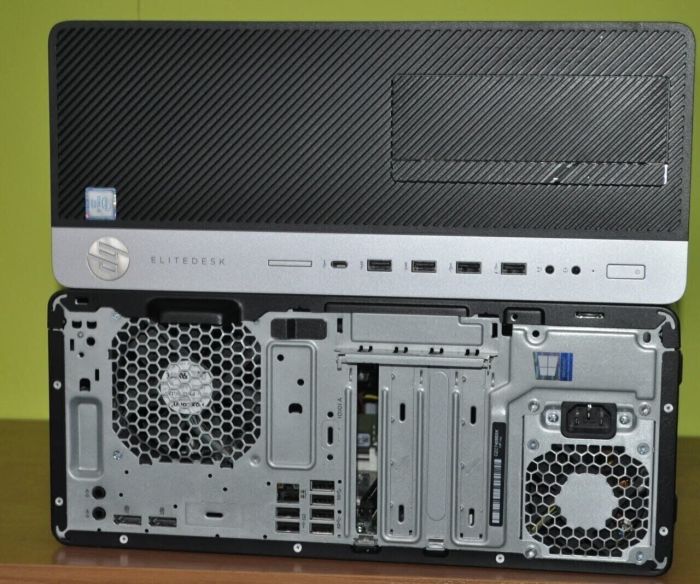 Комп'ютер HP EliteDesk 800 G3 Tower / Intel Core i7-6700 (4 (8) ядра по 3,4 - 4,0 ГГц) / 8 ГБ DDR4 / 4000 ГБ HDD / Intel HD Graphics 530 / DVD-ROM / Windows 11 Pro б/в - изображение 4