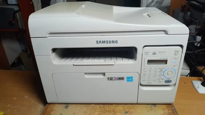 БФП Samsung SCX-3405FW / Лазерний монохромний друк / 1200x1200 dpi / 20 стор/хв / A4 / USB 2.0, Wi-Fi, Ethernet б/в - зображення 2