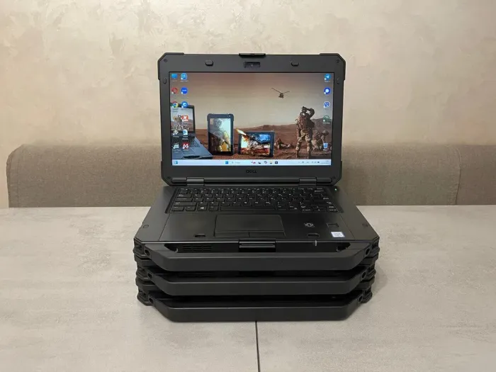 Захищений ноутбук Dell Latitude 5420 Rugged / 14" (1920x1080) IPS Touch / Intel Core i5-8350U (4 (8) ядра по 1.7 - 3.6 GHz) / 16 GB DDR4 / 256 GB SSD M.2 / Intel UHD Graphics 620 / WebCam / Стилус / Два АКБ б/в - зображення 2
