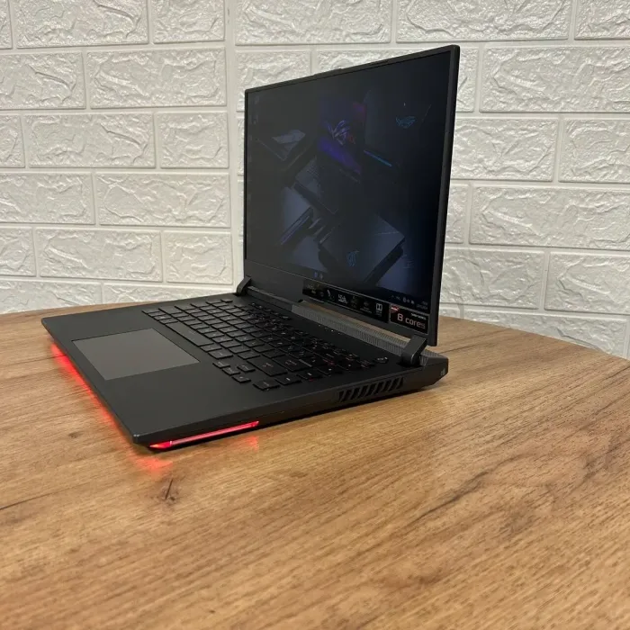 Ігровий ноутбук Б-клас Asus Rog Strix G513QR / 15.6" (1920x1080) IPS / AMD Ryzen 7 5800H (8 (16) ядер по 3.2 - 4.4 GHz) / 16 GB DDR4 / 1000 GB SSD NVMe / nVidia GeForce RTX 3070, 8 GB GDDR6, 256-bit б/в - зображення 5