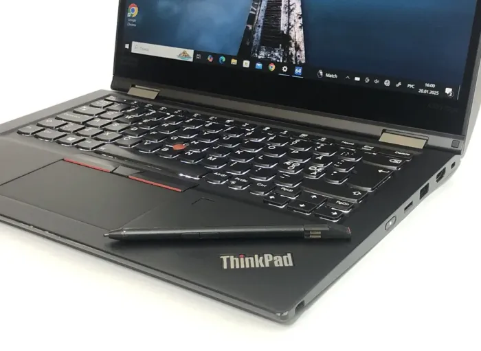 Ультрабук-трансформер Б-клас Lenovo ThinkPad X390 Yoga / 13.3" (1920x1080) IPS Touch / Intel Core i5-8365U (4 (8) ядра по 1.6 - 4.1 GHz) / 8 GB DDR4 / 512 GB SSD / Intel UHD Graphics / WebCam / Win 10 Pro б/в - зображення 9