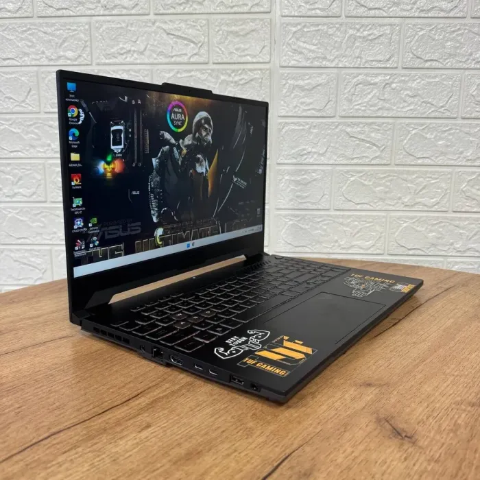 Ігровий ноутбук Asus TUF Gaming A15 FA507XV / 15.6" (1920x1080) IPS / AMD Ryzen 9 7940HS (8 (16) ядер по 4.0 - 5.2 GHz) / 16 GB DDR5 / 1000 GB SSD / nVidia GeForce RTX 4060, 8 GB GDDR6, 128-bit / WebCam б/в - зображення 4