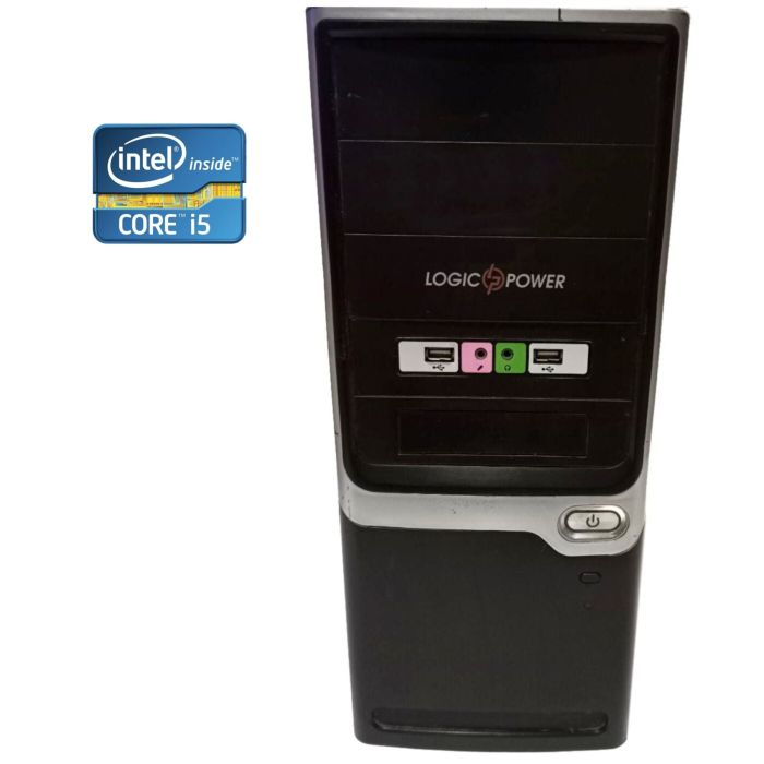 ПК LogicPower Tower / Intel Core i5-2500 (4 ядра по 3.3 - 3.7 GHz) / 8 GB DDR3 / 320 GB HDD / Intel HD Graphics 2000 / 400W б/в - изображение 1