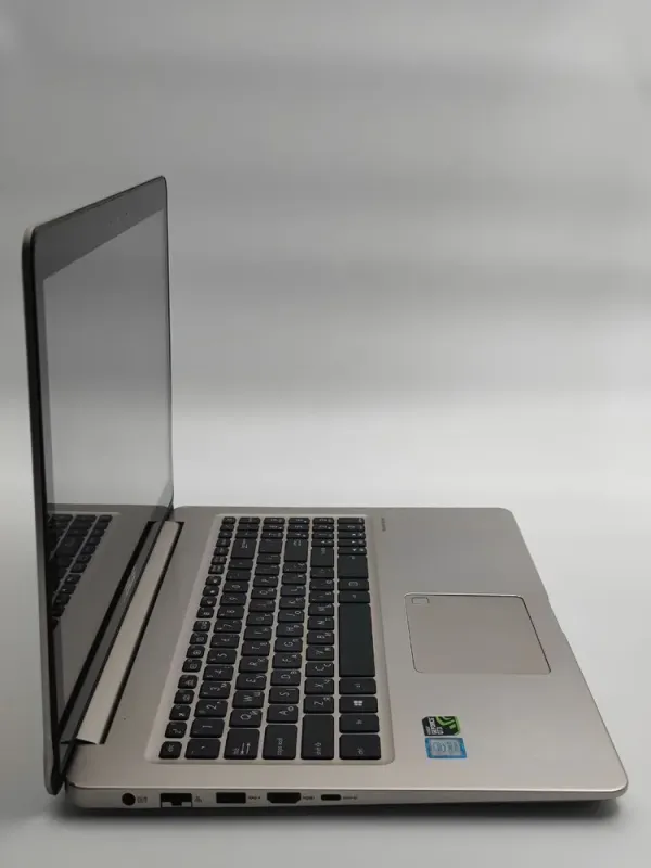 Ігровий ноутбук Б-клас ASUS N580V / 15.6" (1920x1080) IPS Touch / Intel Core i7-7700HQ (4 (8) ядра по 2.8 - 3.8 GHz) / 16 GB DDR4 / 256 GB SSD+1000 GB HDD / nVidia GeForce GTX 1050, 4 GB GDDR5, 128-bit / WebCam / Fingerprint б/в - зображення 4