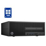 ПК HP 280 G2 SFF / Intel Core i3-6100 (2 (4) ядра по 3.7 GHz) / 4 GB DDR4 / 500 GB HDD / Intel HD Graphics 530 / DVD-ROM / Win 10 б/в
