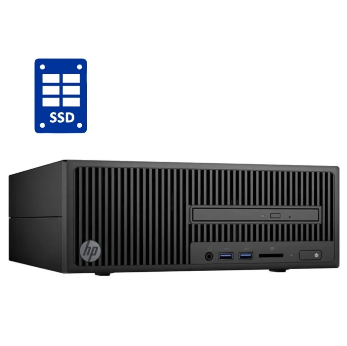 ПК HP 280 G2 SFF / Intel Core i3-6100 (2 (4) ядра по 3.7 GHz) / 4 GB DDR4 / 500 GB HDD / Intel HD Graphics 530 / DVD-ROM / Win 10 б/в - зображення 1
