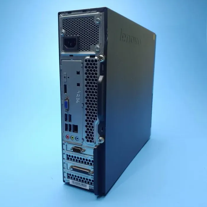 ПК Lenovo ThinkCentre E73 SFF / Intel Core i3-4130 (2 (4) ядра по 3.4 GHz) / 8 GB DDR3 / 480 GB SSD / Intel HD Graphics 4400 / DVD-RW / Win 10 Pro б/в - зображення 4