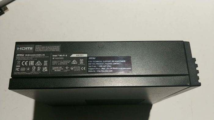 Неттоп MSI PRO DP21 12M-407U USFF / Intel Core i3-12100 (4 (8) ядра по 3.3 - 4.3 GHz) / 16 GB DDR4 / 256 GB SSD / Intel UHD Graphics 730 / COM-port б/в - зображення 9