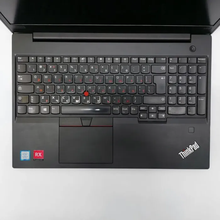Ігровий ноутбук Lenovo ThinkPad E590 / 15.6" (1920x1080) IPS / Intel Core i7-8565U (4 (8) ядра по 1.8 - 4.6 GHz) / 16 GB DDR4 / 256 GB SSD / AMD Radeon RX 550, 2 GB DDR5, 128-bit / WebCam б/в - зображення 3