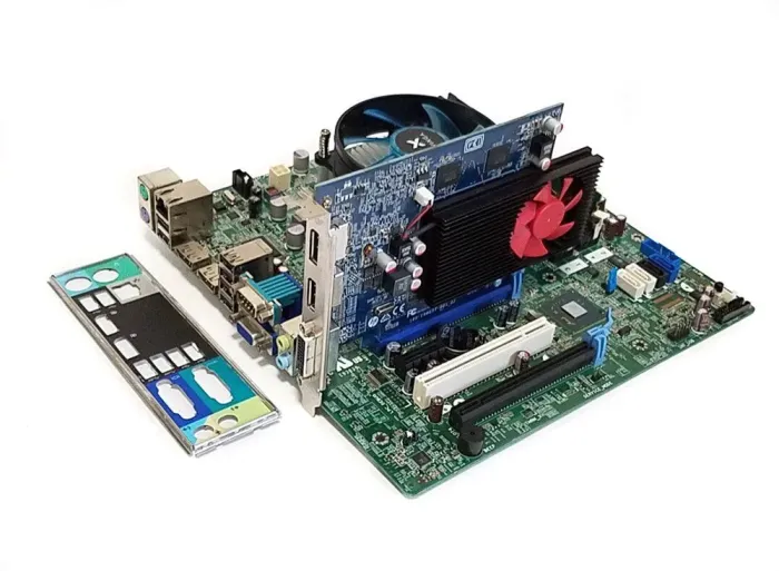 Комплект: Материнська плата Dell Optiplex 7010 MT / Intel Xeon E3-1245 (4 (8) ядра по 3.3 - 3.7 GHz) (аналог i7-2600) / 8 GB DDR3 / AMD Radeon R9 350 OEM, 2 GB GDDR5, 128-bit б/в - зображення 2