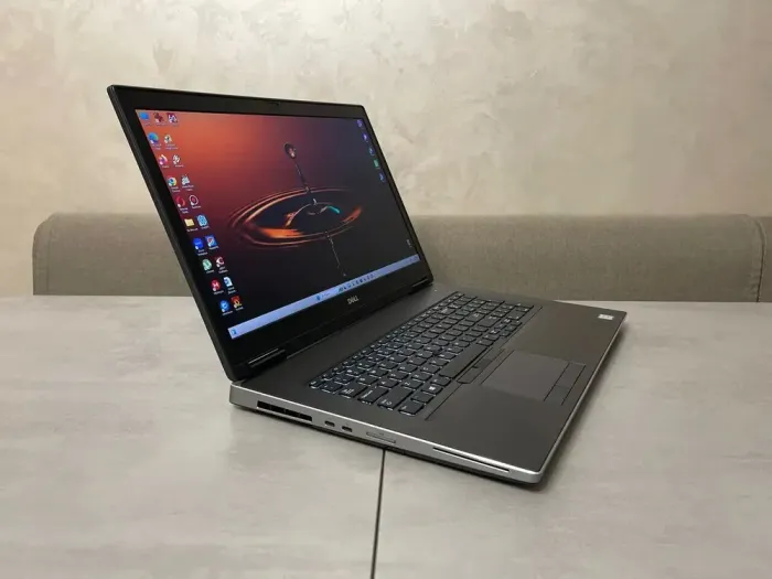 Мобільна робоча станція Dell Precision 7740 / 17.3" (1920x1080) IPS / Intel Core i7-9750H (6 (12) ядер по 2.6 - 4.5 GHz) / 64 GB DDR4 / 1000 GB SSD M.2 / nVidia Quadro RTX 4000, 8 GB GDDR6, 256-bit / WebCam / HDMI / miniDP б/в - зображення 3