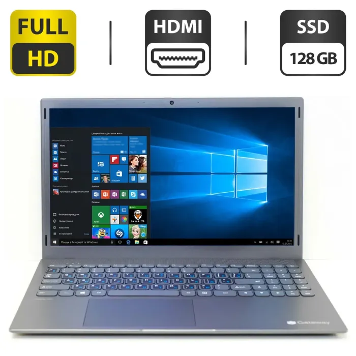 Ультрабук Б-клас Gateway / 15.6" TN / Pentium N5030 (4 ядра по 1.1-3.1GHz) / 4GB DDR4 / 128GB SSD / UHD Graphics 605 / WebCam / HDMI б/в - зображення 1