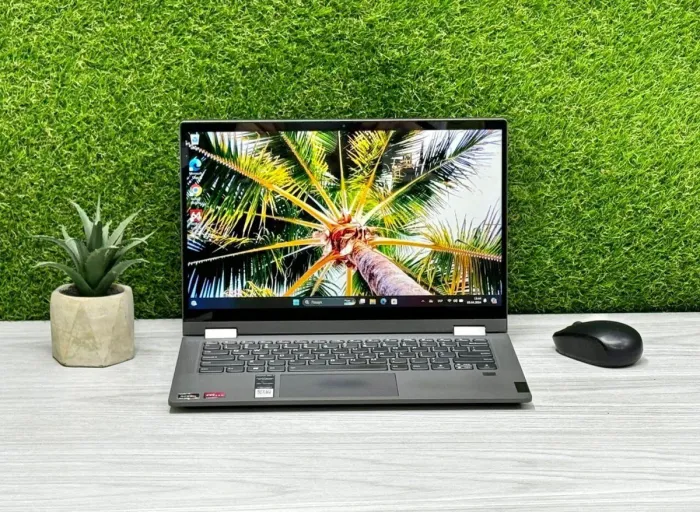 Ультрабук-трансформер Lenovo IdeaPad Flex 5 14ARE05 / 14" (1920x1080) IPS Touch / AMD Ryzen 5 4500U (6 ядер по 2.3 - 4.0 GHz) / 8 GB DDR4 / 256 GB SSD M.2 / AMD Radeon Vega Graphics / WebCam / Win 11 Home б/в - зображення 2