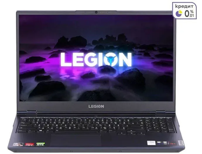 Ігровий ноутбук Lenovo Legion 5 15ACH6H / 15.6" (1920x1080) IPS / AMD Ryzen 5 5600H (6 (12) ядер по 3.3 - 4.2 GHz) / 16 GB DDR4 / 480 GB SSD / nVidia GeForce RTX 3060, 6 GB GDDR6, 192-bit / WebCam б/в - зображення 2