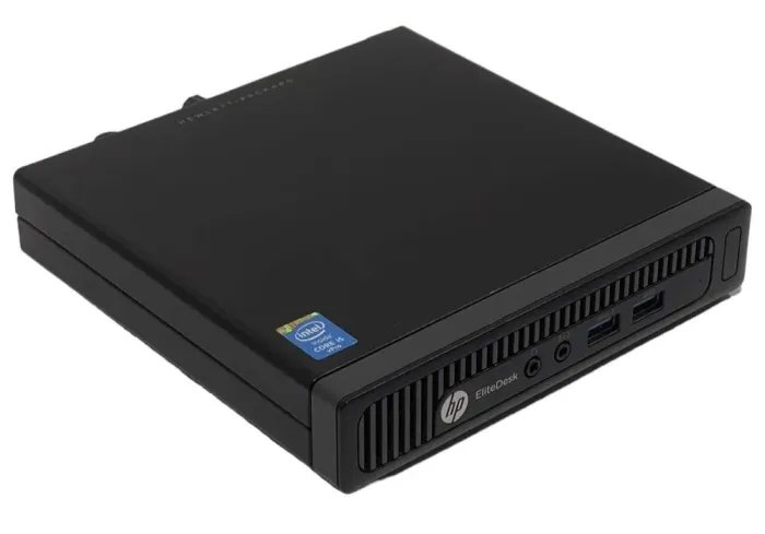 Комп'ютер HP EliteDesk 800 G1 Desktop Mini USFF / Intel Core i5-4590T (4 ядра по 2.0 - 3.0 GHz) / 8 GB DDR3 / 240 GB SSD / Intel HD Graphics 4600 / DisplayPort б/в - зображення 4