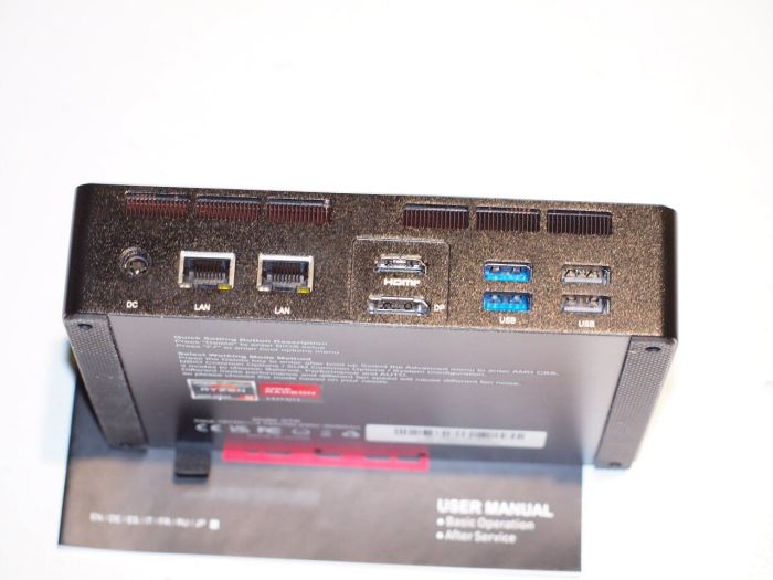 Неттоп Beelink GR9 USFF / AMD Ryzen 9 5900HX (8 (16) ядер по 3.3 - 4.6 GHz) / 16 GB DDR4 / 240 GB SSD / AMD RX Vega 8 / USB 3.1 / Wi-Fi / Bluetooth / Блок живлення в комплекті б/в - зображення 8