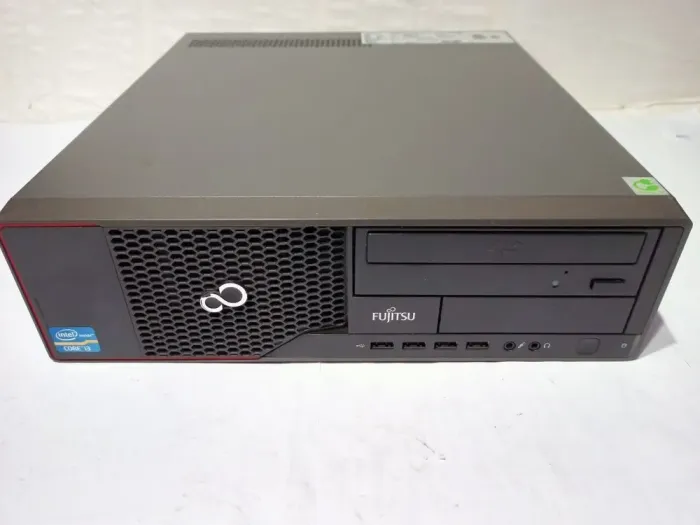 Комплект ПК: Fujitsu Esprimo E700 E85+ SFF / Intel Core i3-2120 (2 (4) ядра по 3.3 GHz) / 8 GB DDR3 / 120 GB SSD / Intel HD Graphics 2000 / DVD-ROM + Монітор LG Flatron W1943C-PF / 19" (1366x768) TN / 1x VGA б/в - зображення 3