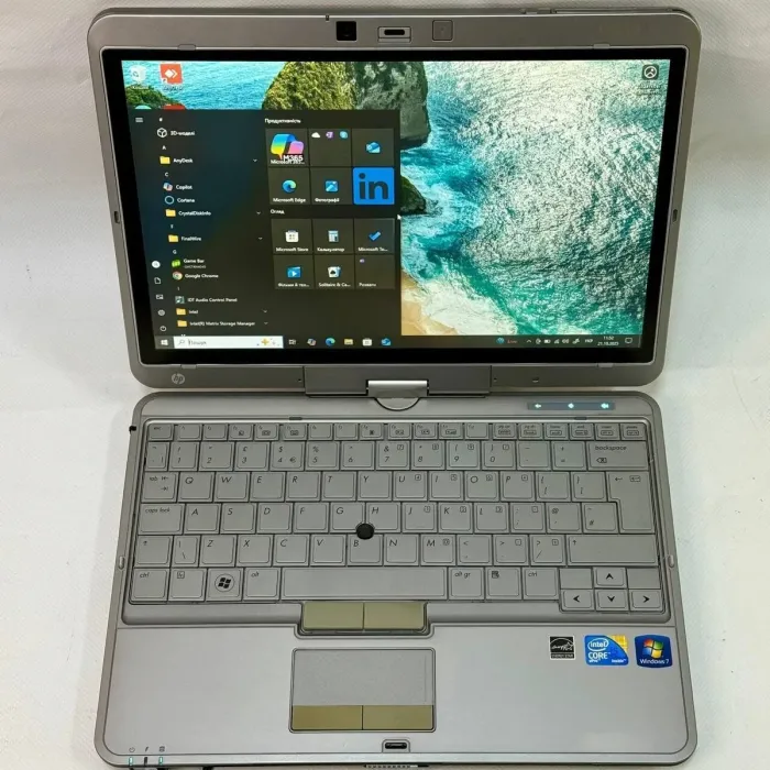 Нетбук-трансформер HP EliteBook 2740p / 12.1" (1280x800) IPS Touch / Intel Core i5-540M (2 (4) ядра по 2.53 - 3.07 GHz) / 8 GB DDR3 / 160 GB SSD / Intel HD Graphics / WebCam / Стилус  Залишити відгук б/в - зображення 4