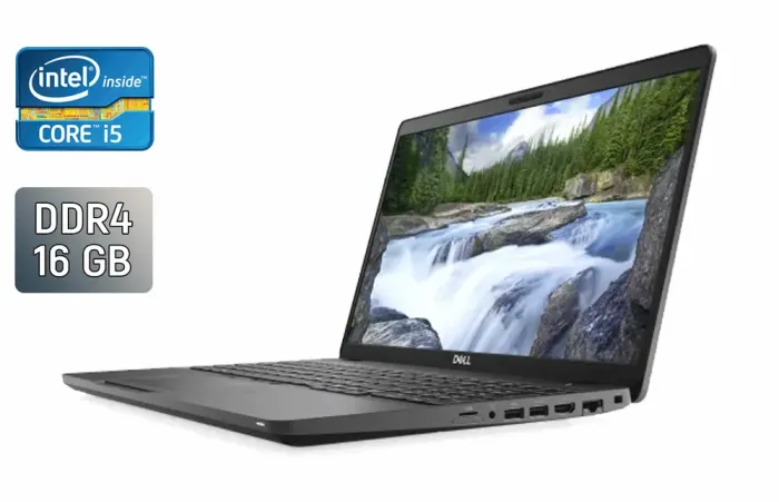Ультрабук Dell Precision 3540 / 15.6" (1920x1080) IPS / Intel Core i5-8365U (4 (8) ядра по 1.6 - 4.1 GHz) / 16 GB DDR4 / 480 GB SSD / Intel UHD Graphics / WebCam б/в - зображення 1