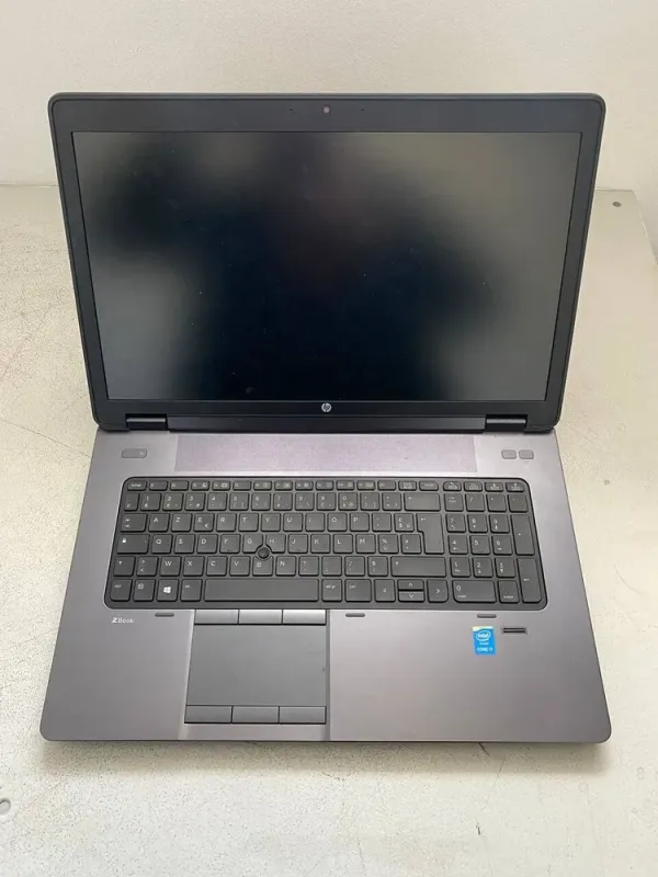 Мобільна робоча станція HP ZBook 17 G2 / 17.3" (1920x1080) TN / Intel Core i7-4710MQ (4 (8) ядра по 2.5 - 3.5 GHz) / 32 GB DDR3 / 240 GB SSD / nVidia Quadro K3100M, 4 GB GDDR5, 256-bit / WebCam б/в - зображення 2