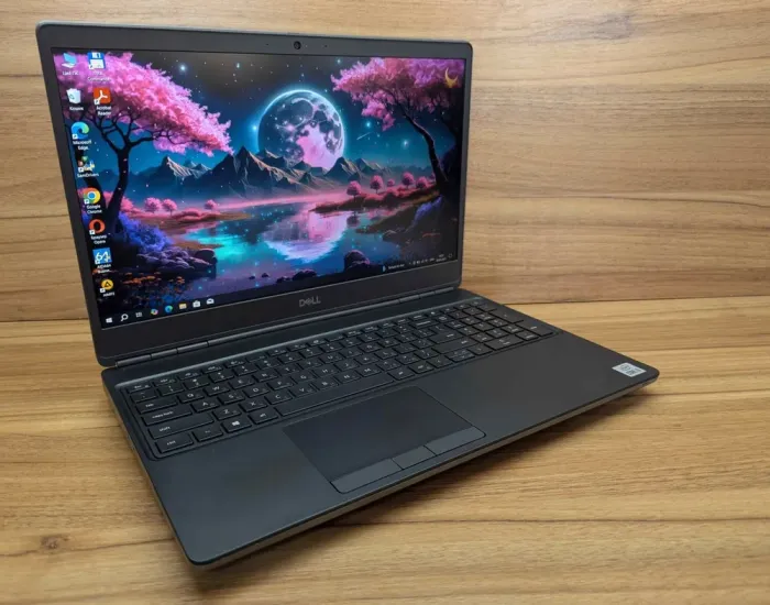 Мобільна робоча станція Dell Precision 7550 / 15.6" (1920x1080) IPS / Intel Core i5-10400H (4 (8) ядра по 2.6 - 4.6 GHz) / 32 GB DDR4 / 512 GB SSD / nVidia Quadro T1000, 4 GB GDDR6, 128-bit / WebCam / Windows 10 б/в - зображення 4