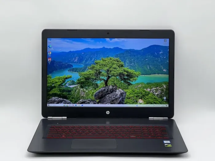 Ігровий ноутбук HP Omen 17-w253dx / 17.3" (1920x1080) IPS / Intel Core i7-7700HQ (4 (8) ядра по 2.8 - 3.8 GHz) / 16 GB DDR4 / 960 GB SSD / nVidia GeForce GTX 1050 Ti, 4 GB GDDR5, 128-bit / WebCam б/в - зображення 2