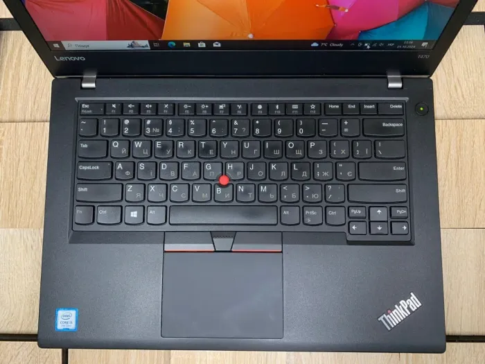 Ноутбук Б-клас Lenovo ThinkPad T470 / 14" (1920x1080) IPS / Intel Core i5-7200U (2 (4) ядра по 2.5 - 3.1 GHz) / 8 GB DDR4 / 256 GB SSD / Intel HD Graphics 620 / WebCam б/в - зображення 4