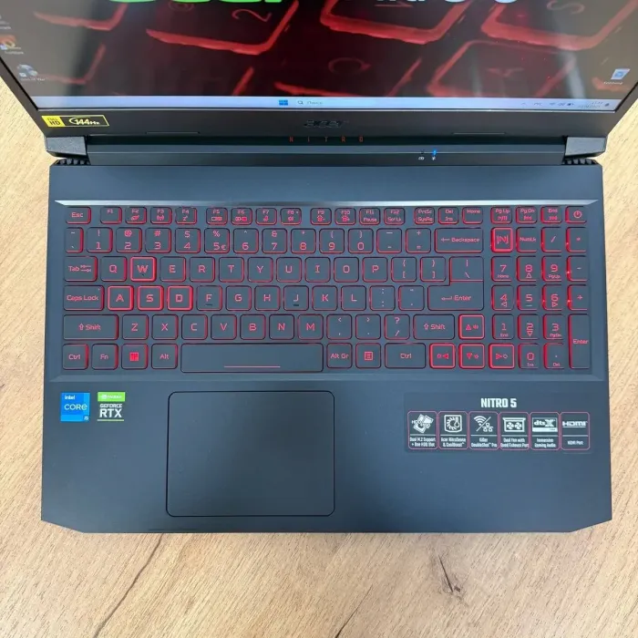 Ігровий ноутбук Acer Nitro 5 AN515-57 / 15.6" (1920x1080) IPS / Intel Core i5-11400H (6 (12) ядер по 4.5 GHz) / 16 GB DDR4 / 512 GB SSD / nVidia GeForce RTX 3060, 6 GB GDDR6, 192-bit / WebCam б/в - зображення 7