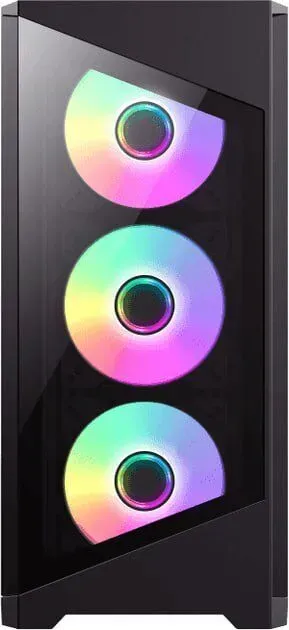 Ігровий ПК Hunter GameMax Destroyer Tower / AMD Ryzen 5 5500 (6 (12) ядер по 3,6 - 4,2 ГГц) / 8 ГБ DDR4 / 480 ГБ SSD / nVidia GeForce RTX 3050, 6 ГБ GDDR6, 96-біт - зображення 3