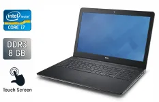 Ноутбук Б-клас Dell Inspiron 15-5547 / 15.6" (1366x768) TN Touch / Intel Core i7-4510U (2 (4) ядра по 2.0 - 3.1 GHz) / 8 GB DDR3 / 240 GB SSD / Intel HD Graphics 4400 / WebCam / Windows 10 б/в