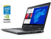 Мобільна робоча станція Б-клас Dell Precision 7530 / 15.6" (1920x1080) IPS / Intel Core i7-8850H (6 (12) ядер по 2.6 - 4.3 GHz) / 16 GB DDR4 / 512 GB SSD / nVidia Quadro P2000, 4 GB GDDR5, 128-bit / WebCam / Win 10 Pro б/в