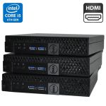 Неттоп Dell OptiPlex 3040 Micro USFF / Intel Core i5-6500T (4 ядра по 2,5 - 3,1 ГГц) / 12 ГБ DDR3 / 750 ГБ HDD / Intel HD Graphics 530 / Блок живлення / Windows 11 Pro б/в