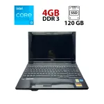 Ноутбук Б-клас Fujitsu LifeBook AH532 / 14" (1366x768) TN / Intel Core i3-2370M (2 (4) ядра по 2.4 GHz) / 8 GB DDR3 / 120 GB SSD / Intel HD Graphics 3000 / WebCam б/в