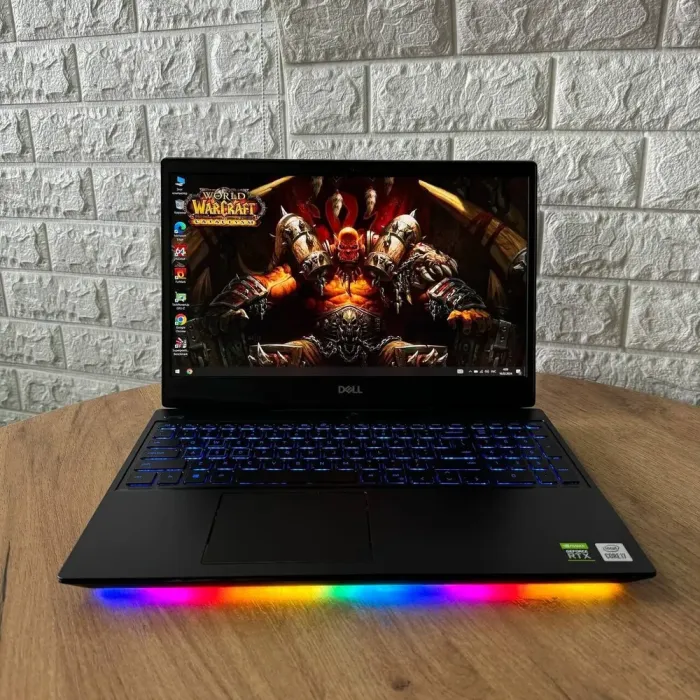 Ігровий ноутбук Dell G5 5500 / 15.6" (1920x1080) IPS / Intel Core i7-10750H (6 (12) ядер по 2.6 - 5.0 GHz) / 16 GB DDR4 / 512 GB SSD / nVidia GeForce RTX 2060, 6 GB GDDR6, 192-bit / WebCam б/в - зображення 2