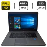 Ноутбук Б-клас HP EliteBook 850 G2 / 15.6" (1920x1080) TN / Intel Core i5-5300U (2 (4) ядра по 2.3 - 2.9 GHz) / 16 GB DDR3 / 256 GB SSD / Intel HD Graphics 5500 / WebCam б/в