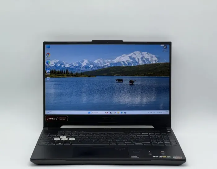 Ігровий ноутбук Asus TUF Gaming A15 FA507RE-A15.R73050T / 15.6" (1920x1080) IPS / AMD Ryzen 7 6800H (8 (16) ядер по 3.2 - 4.7 GHz) / 16 GB DDR5 / 960 GB SSD / nVidia GeForce RTX 3050 Ti, 4 GB GDDR6, 128-bit / WebCam б/в - зображення 2