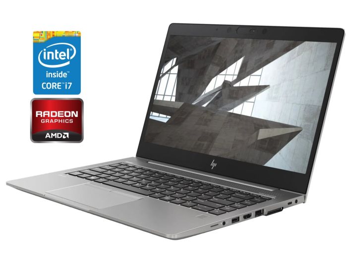 Ультрабук HP ZBook 14u G5 / 14" (1366x768) TN / Intel Core i7-8650U (4 (8) ядра по 1.9 - 4.2 GHz) / 8 GB DDR4 / 256 GB SSD NVMe / AMD Radeon Pro WX 3100, 2 GB GDDR5, 128-bit / WebCam / Win 10 Pro б/в - зображення 1