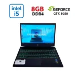 Ігровий ноутбук Б-класу HP Pavilion Gaming 15-cx0058wm / 15,6" (1920x1080) IPS / Intel Core i5-8300H (4 (8) ядра по 2,3 - 4,0 ГГц) / 8 ГБ DDR4 / 256 ГБ SSD / nVidia GeForce GTX 1050, 4 ГБ GDDR5, 128-біт / WebCam б/в