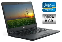 Ультрабук Dell Latitude E7470 / 14" (1920x1080) IPS / Intel Core i7-6600U (2 (4) ядра по 2.6 - 3.4 GHz) / 8 GB DDR4 / 256 GB SSD / Intel HD Graphics 520 / WebCam / Windows 10 б/в
