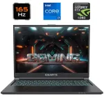 Ігровий ноутбук Gigabyte G6 KF (KF-H3EE894KD) / 16" (1920x1200) IPS / Intel Core i7-13620H (10 (16) ядер по 3,6 - 4,9 ГГц) / 16 ГБ DDR5 / 1000 ГБ SSD / nVidia GeForce RTX 4060, 8 ГБ GDDR6, 128-bit / WebCam