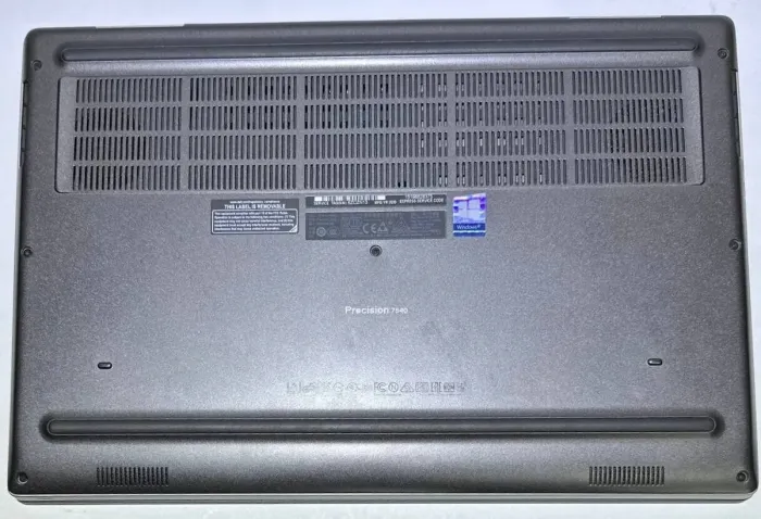 Мобільна робоча станція Б-клас Dell Precision 7540 / 15.6" (1920x1080) TN / Intel Core i9-9980HK (8 (16) ядер по 2.4 - 5.0 GHz) / 32 GB DDR4 / 256 GB SSD / nVidia Quadro RTX 3000, 6 GB GDDR6, 192-bit / WebCam / Win 11 Pro б/в - зображення 7