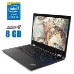 Ультрабук Lenovo Thinkpad L13 / 13.3" (1920x1080) IPS / Intel Core i5-1135G7 (4 (8) ядра по 2.4 - 4.2 GHz) / 8 GB DDR4 / 256 GB SSD / Intel UHD Graphics / WebCam б/в