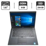 Ноутбук Dell Latitude 7490 / 14" (1366x768) TN / Intel Core i5-8350U (4 (8) ядра по 1.7 - 3.6 GHz) / 8 GB DDR4 / 256 GB SSD / Intel UHD Graphics 620 / WebCam б/в